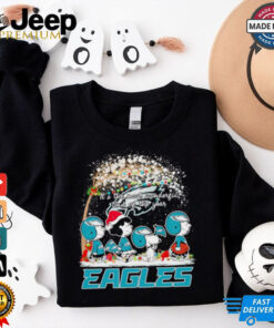Peanuts Eagles it’s the most wonderful time of the year winter shirt