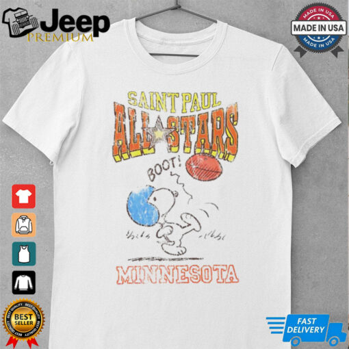 Peanuts Snoopy All Stars Minnesota vintage shirt