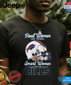 Peanuts Snoopy Real Women Love Football Smart Women Love The Buffalo Bills Shirt