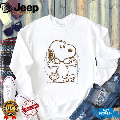 Peanuts Snoopy Vitruvian Beagle shirt