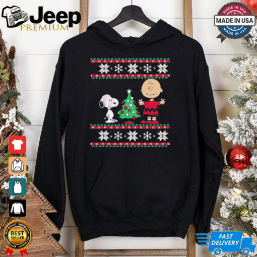 Peanuts Snoopy and Charlie Brown Christmas Tree shirt