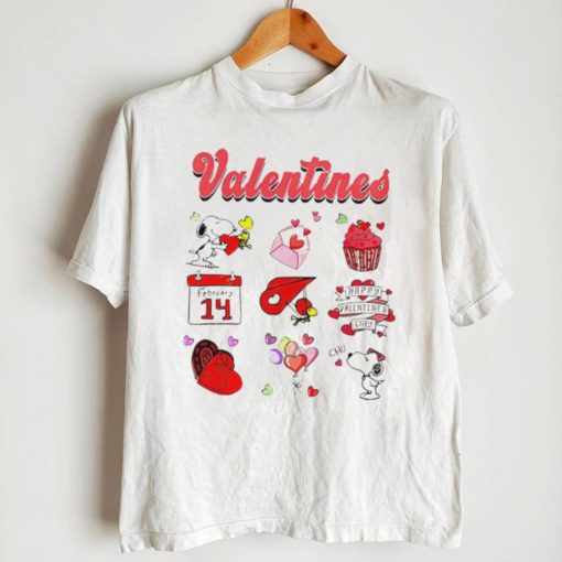 Peanuts Snoopy happy Valentines day love shirt