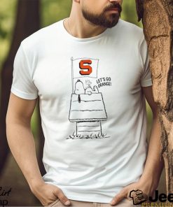 Peanuts Snoopy let’s go Syracuse Orange home game shirt