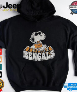 Peanuts Snoopy x NFL Cincinnati Bengals Oversized Crewneck Shirt