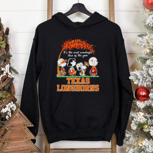 Peanuts Texas Longhorns fall it’s the most wonderful time of the year shirt