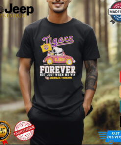 Peanuts X LSU Tigers Forever Not Just When We Win Geaux Tigers Shirt