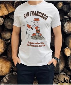 Peanuts ripple junction san francisco baseball ringer 2024 shirt