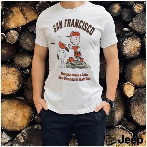 Peanuts ripple junction san francisco baseball ringer 2024 shirt