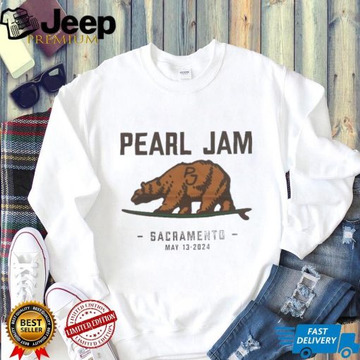 Pearl Jam Sacramento California May 13 2024 Tour shirt