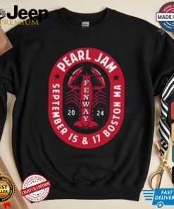 Pearl Jam September 15 & 17 2024 Fenway Boston Ma Shirt