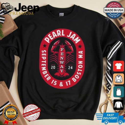 Pearl Jam September 15 & 17 2024 Fenway Boston Ma Shirt