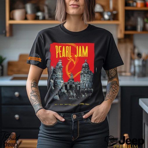 Pearl Jam Tour At Madcool Festival In Marrid Spain July 2024 Unisex T Shirt