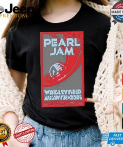 Pearl Jam Wrigley Field August 31 2024 Chicago Night 2 Setlist Merch Shirt