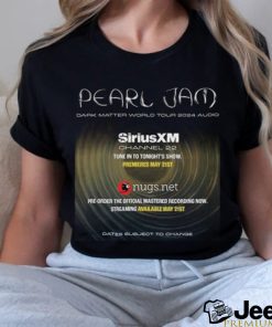 Pearl jam dark matter world tour 2024 audio essential shirt