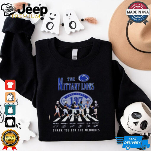 Penn State Nittany Lions 137th Anniversary 1887 2024 Abbey Road thank you for the memories shirt