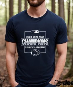Penn State Nittany Lions 2024 Big Ten Wrestling Dual Meet Champions T Shirt
