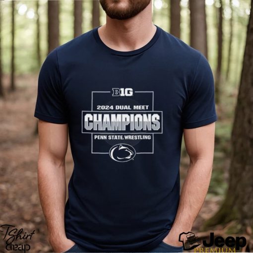 Penn State Nittany Lions 2024 Big Ten Wrestling Dual Meet Champions T Shirt