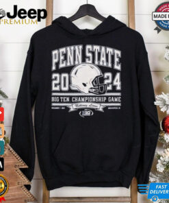 Penn State Nittany Lions Big Ten Championship Game 2024 shirt, commemorative design celebrating the team's achievement, perfect for fans showing pride and support.