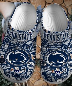 Penn State Nittany Lions NCAA Sport Crocs Crocband Clogs Shoes Comfortable For Men Women and Kids – Footwearelite Exclusive