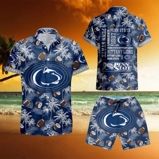 Penn State Nittany Lions Ncaa Hawaiian Shirt And Short