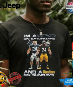 Penn State Nittany Lions On Saturdays Pittsburgh Steelers On Sundays T Shirt