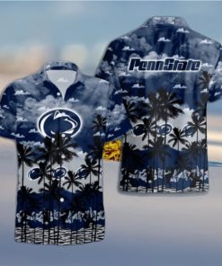 Penn State Nittany Lions Palms Tree Hawaiian Shirt