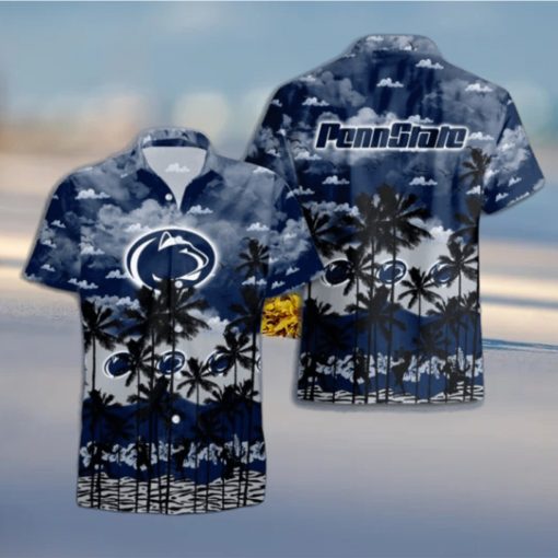 Penn State Nittany Lions Palms Tree Hawaiian Shirt