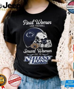 Penn State Nittany Lions x Snoopy Real Women Love Football Smart Women Helmet 2024 Shirt