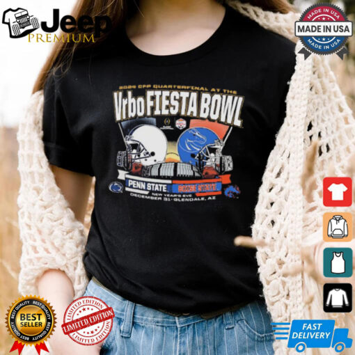 Penn State vs Boise State Broncos CFP Fiesta Bowl Dueling Helmet shirt