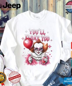 Pennywise you will float too Halloween shirt