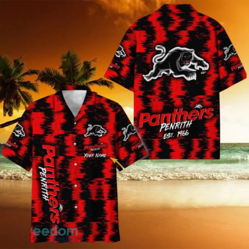 Penrith Panthers NRL Hawaiian Shirt Trending Design Custom Name