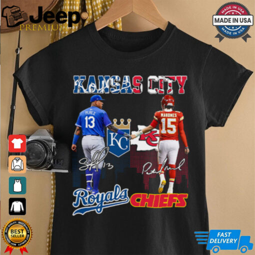 Perez Mahomes Royals Chiefs Shirt