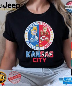 Perfect Season Royals And Chiefs Kansas City Sports Teams Shirt