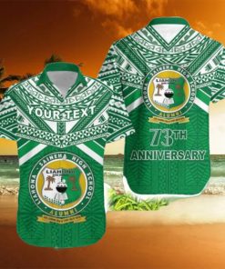 Personalised Happy Anniversary Liahona Tonga High School Trendy Hawaiian Shirt