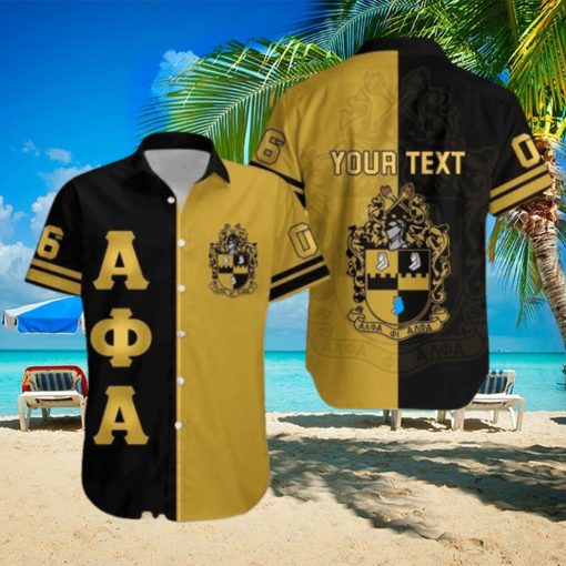 Personalized Alpha Phi Alpha Half Style Hawaiian Shirt For Men And Women