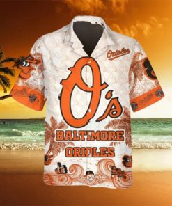 Personalized Baltimore Orioles Hawaiian Shirt, Baltimore Orioles Aloha Shirt, MLB Hawaiian Shirt