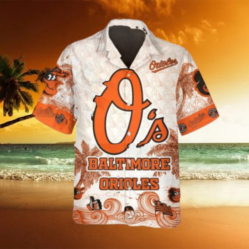 Personalized Baltimore Orioles Hawaiian Shirt, Baltimore Orioles Aloha Shirt, MLB Hawaiian Shirt