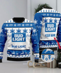 Personalized Bud Light Ugly Sweater