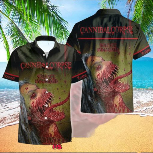 Personalized Cannibal Corpse Violence Unimagined Album Hawaiian Shirt