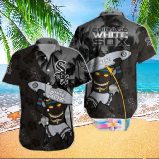 Personalized Chicago White Sox Tiki Fun Tropical Hawaiian Shirt