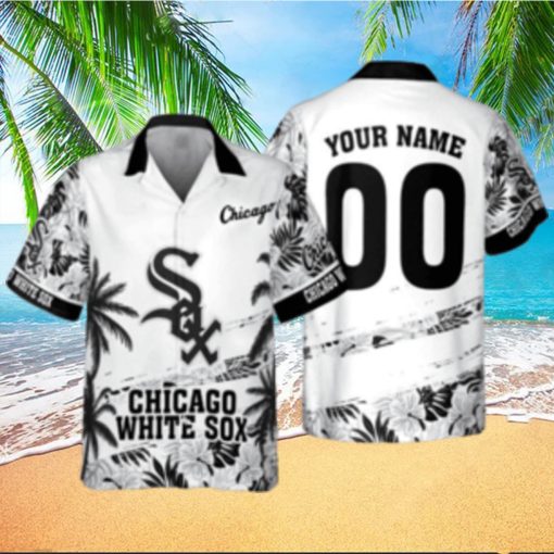 Personalized Chicago White Sox Tropical Palm Custom Hawaiian Shirt