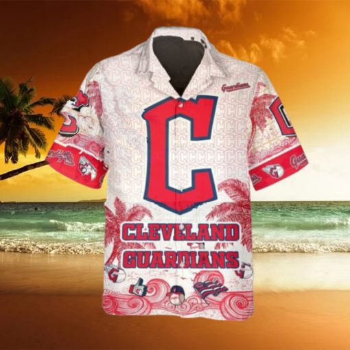 Personalized Cleveland Guardians Hawaiian Shirt, Cleveland Guardians Aloha Shirt, MLB Hawaiian Shirt