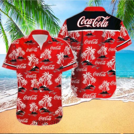 Personalized Coca Cola Tropical Coconut Hawaiian Shirt