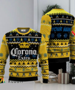 Personalized Corona Extra Holiday Cheer Ugly Sweater