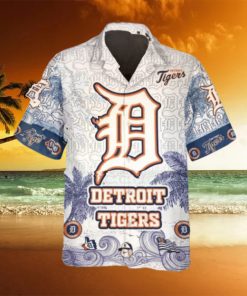 Personalized Detroit Tigers Hawaiian Shirt, Detroit Tigers Aloha Shirt, MLB Hawaiian Shirt