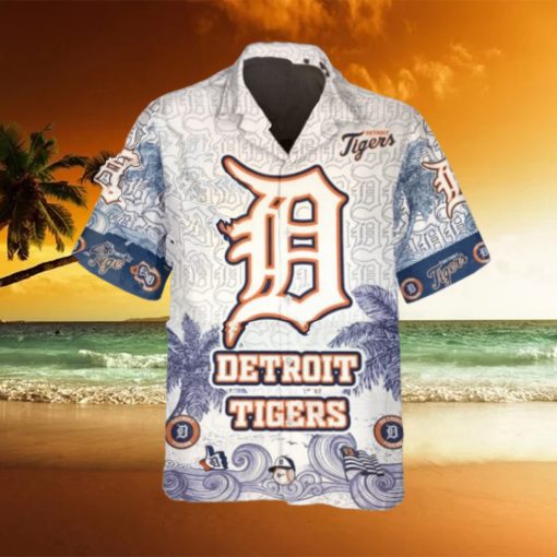 Personalized Detroit Tigers Hawaiian Shirt, Detroit Tigers Aloha Shirt, MLB Hawaiian Shirt