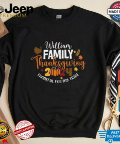 Personalized Family Thanksgiving 2024 Fall Season Shirt