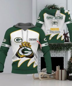 Personalized God First Packers NFL All Over Printed Hoodie