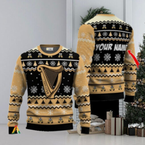 Personalized Guinness Beer Holiday Cheer Ugly Sweater