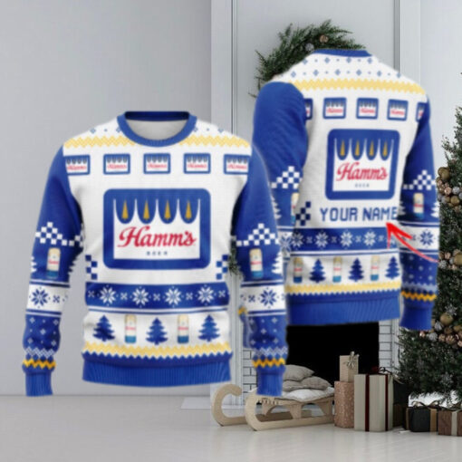 Personalized Hamm’s Beer Classic Ugly Christmas Sweater